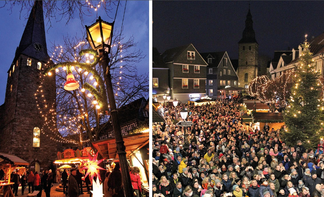 Weihnachtliche Städteansichten