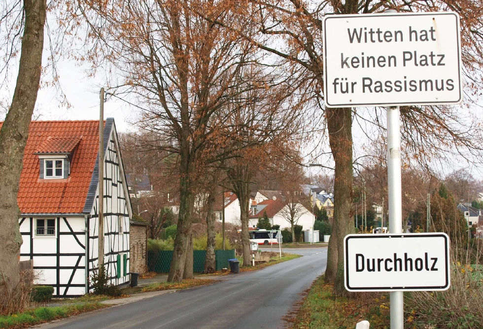Ortsschild in Herbede
