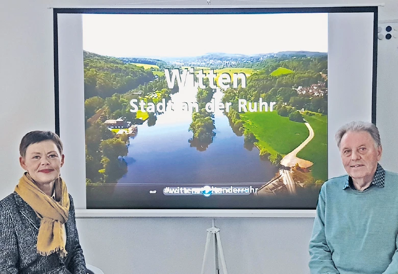 Dr. Silvia Nolte und Wolfgang Schmitt zeigen im Videoclip die schönsten Seiten von Witten.