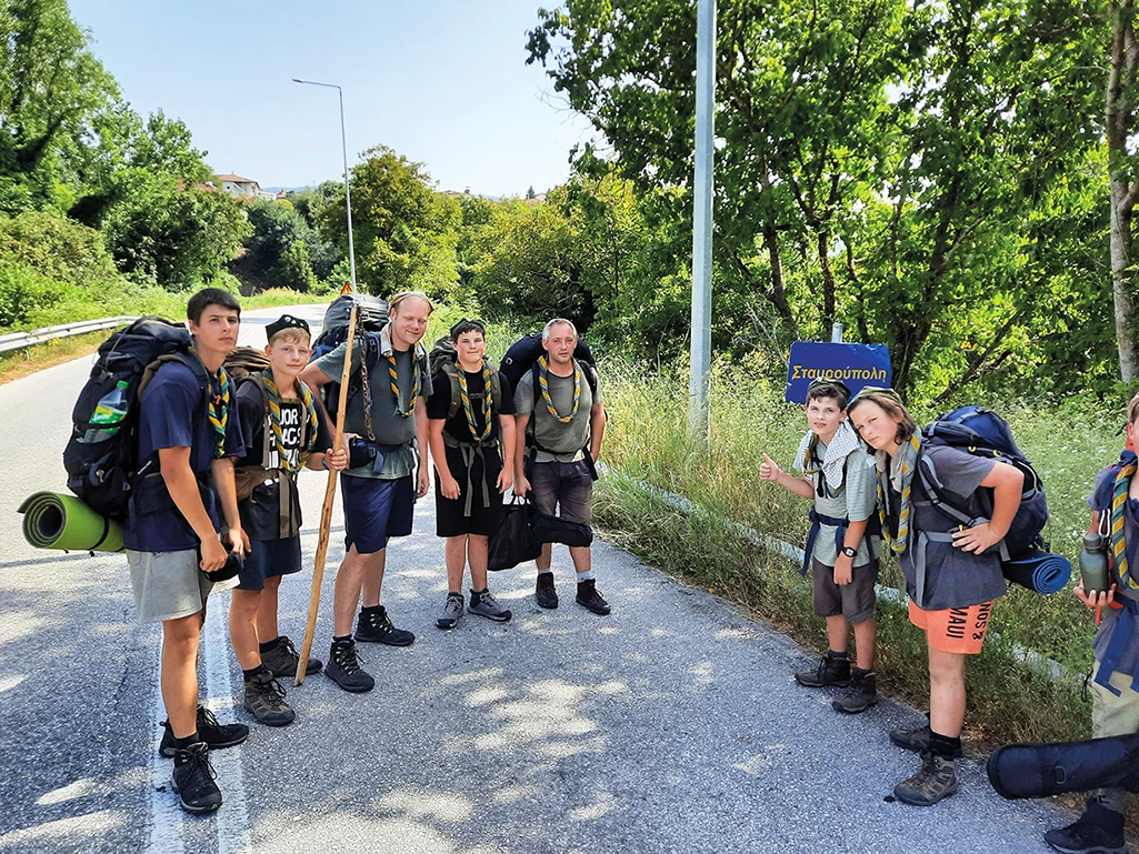 Gruppenbild unterwegs