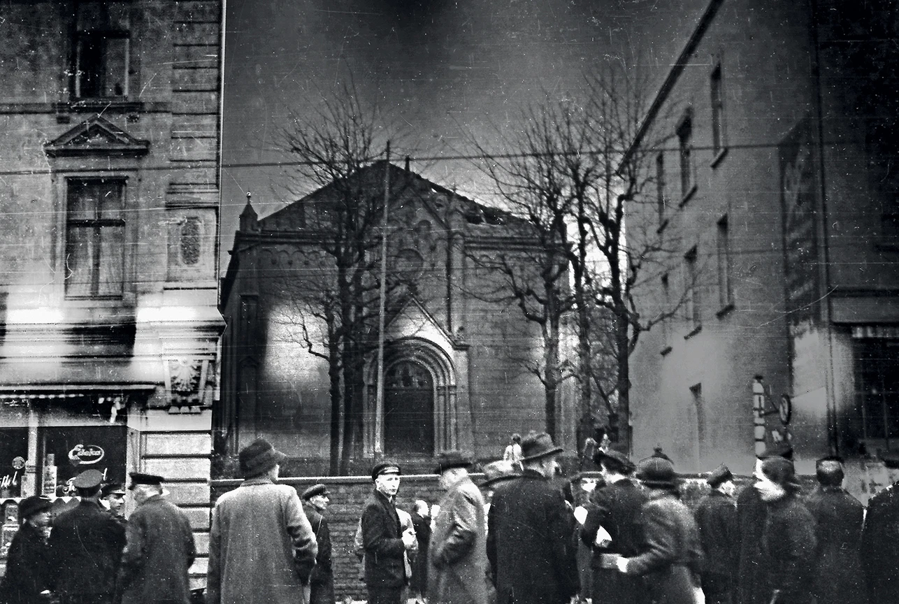 Altes Bild: Reichskristallnacht