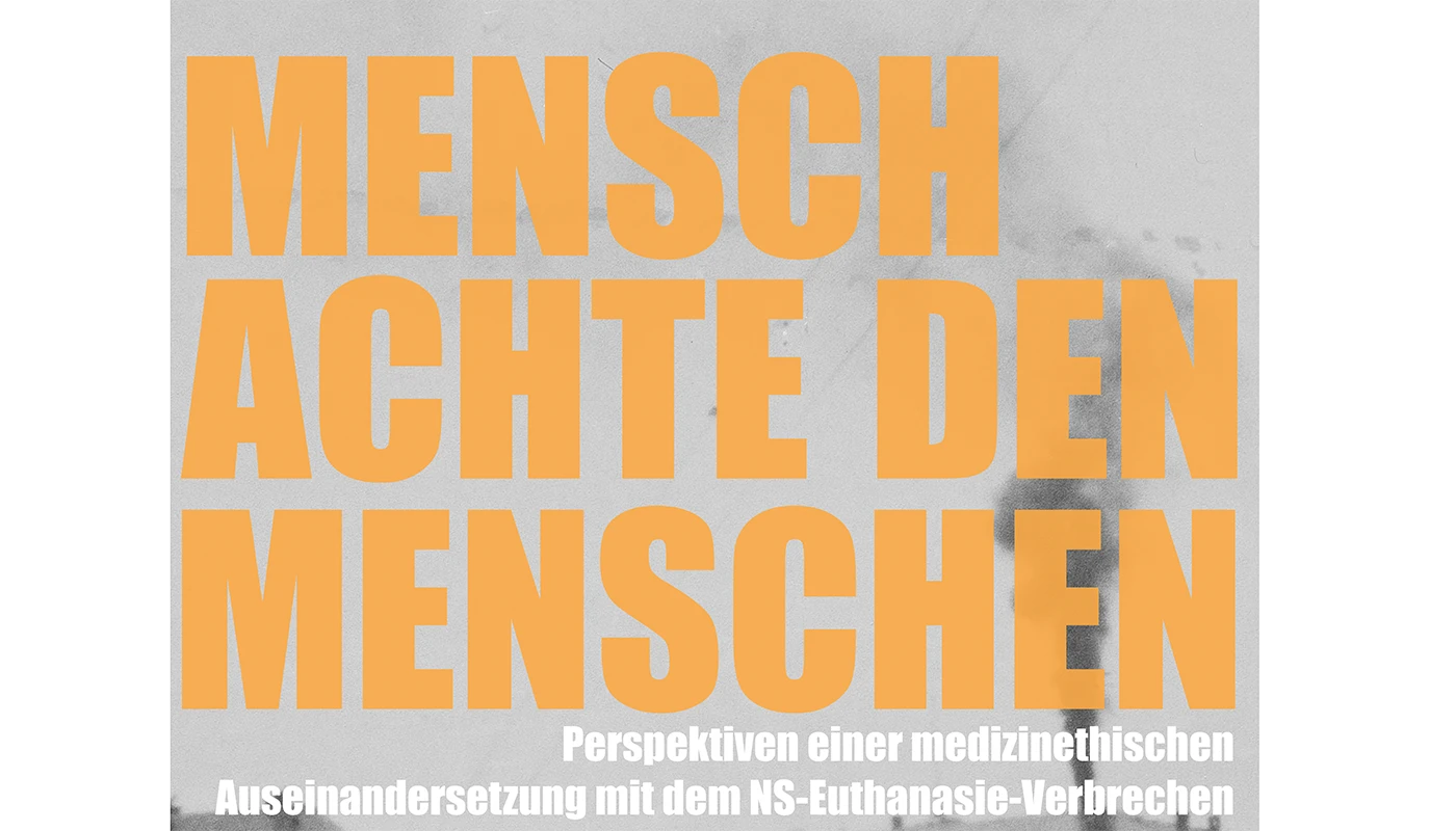 Plakat: Mensch, achte den Menschen