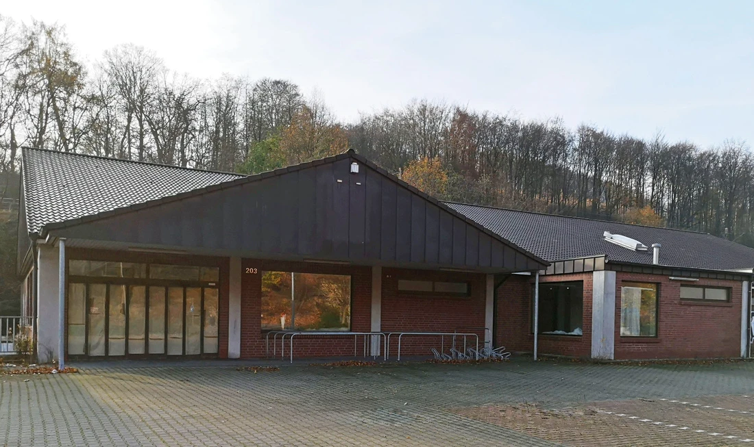 Impfzentrum, Außenansicht