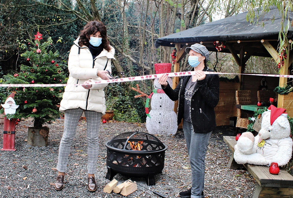 Bürgermeisterin Sabine Noll eröffnet Oase