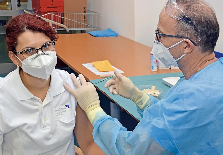 Impfung im ev. Krankenhaus Witten