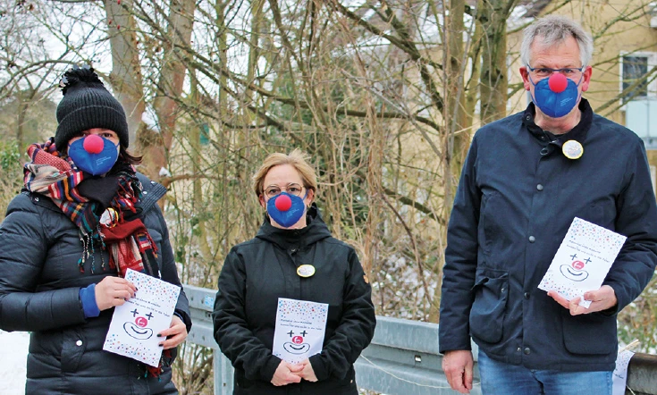 DaJulia Hartbecke, Friederike Hartbecke und Niels Hartbecke von der SPD Holthausen.