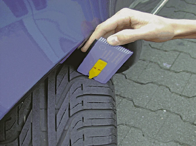 Reifenprofiltest