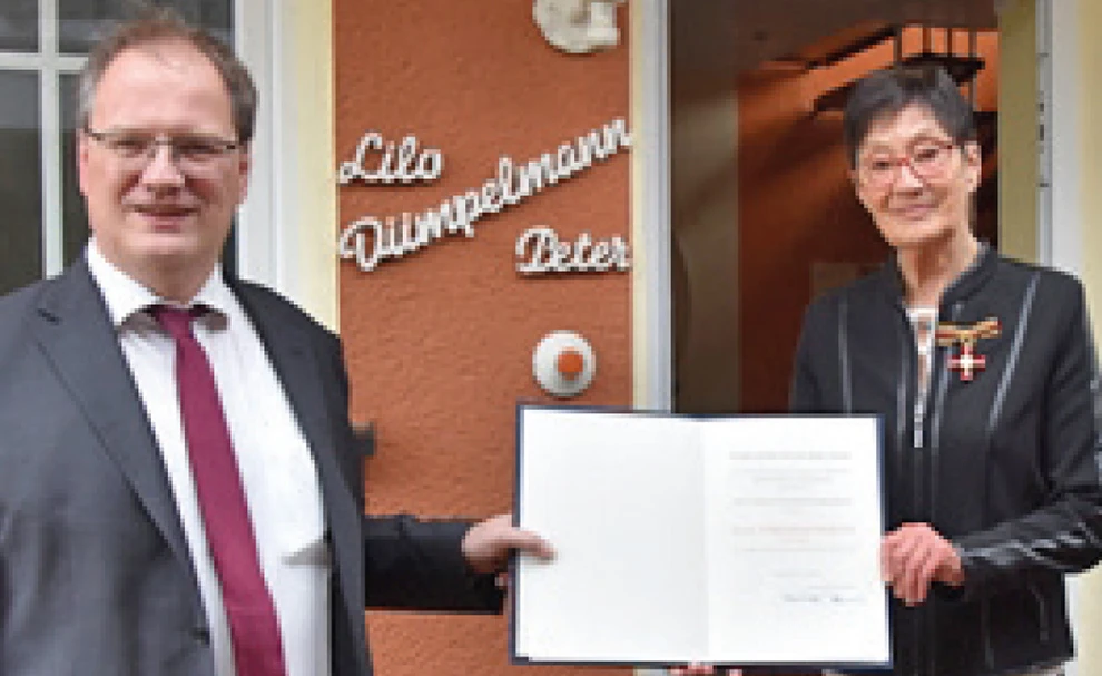 Olaf Schade bei Lilo Frigge-Dümpelmann 