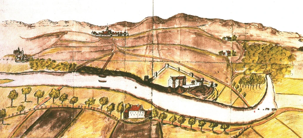 Alte Zeichnung von Hattingen