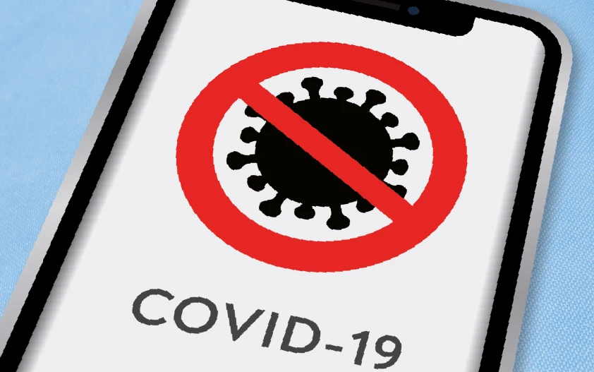 Covid-App auf Handy