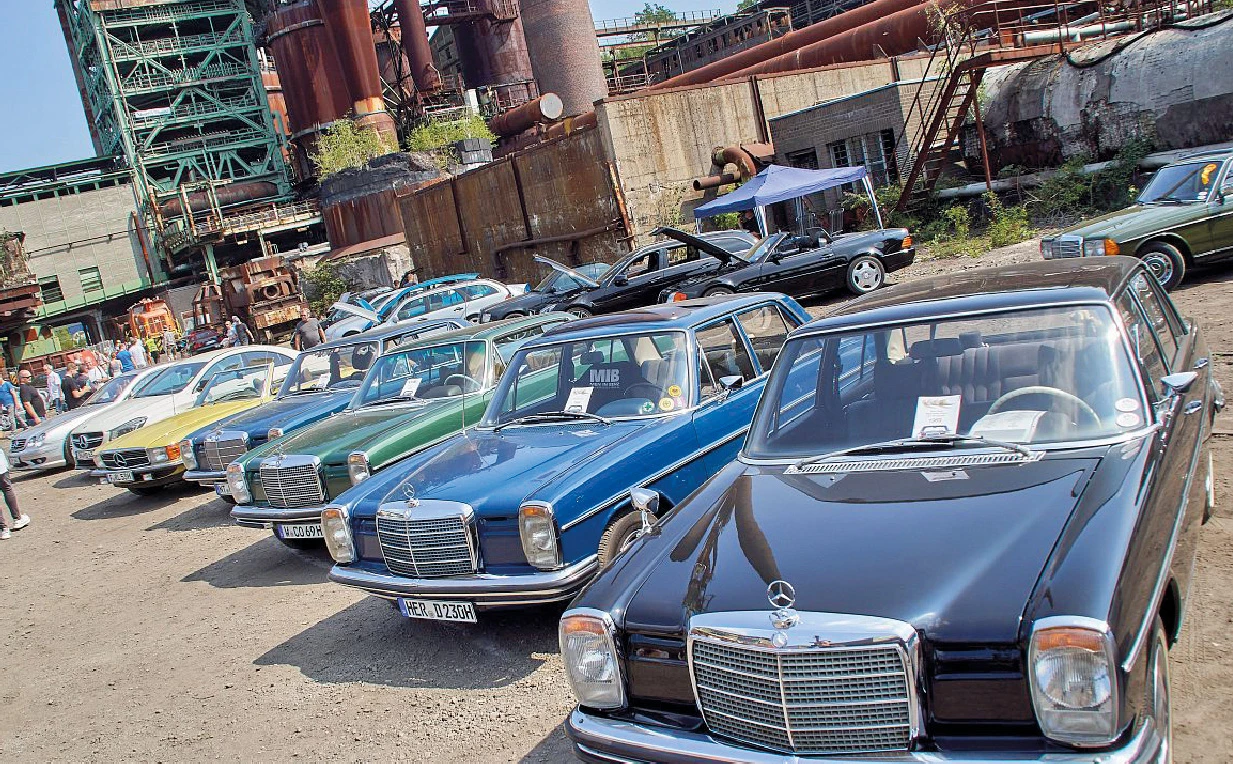 Oldtimer an der Zeche