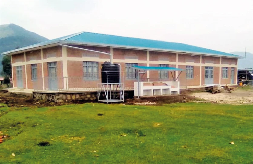 Neue Schule in Ruanda.