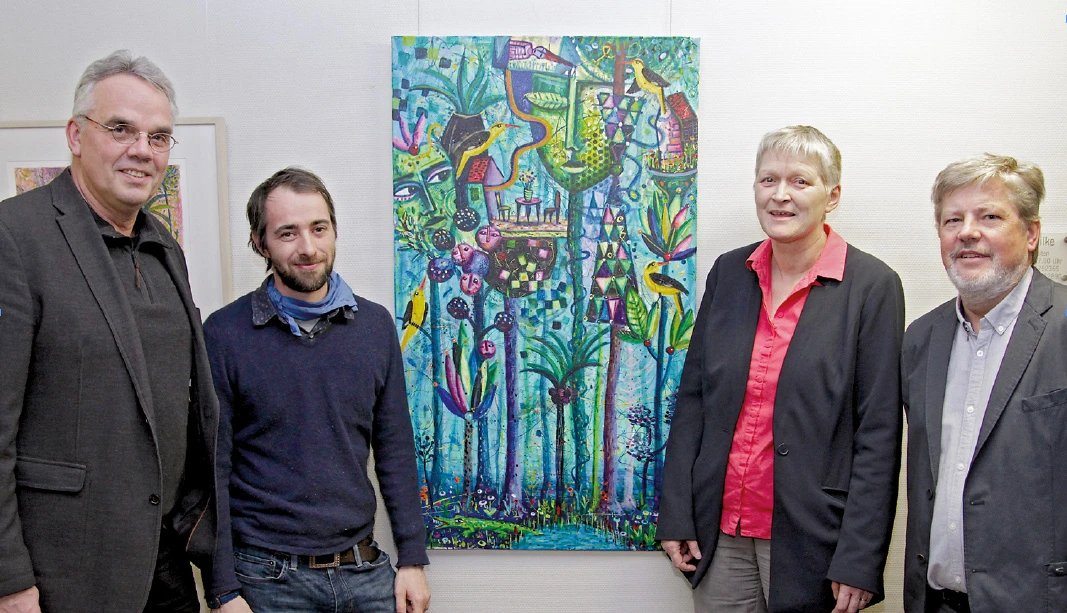 Galerie-in-Krankenhaus, Maler Grimm-2020