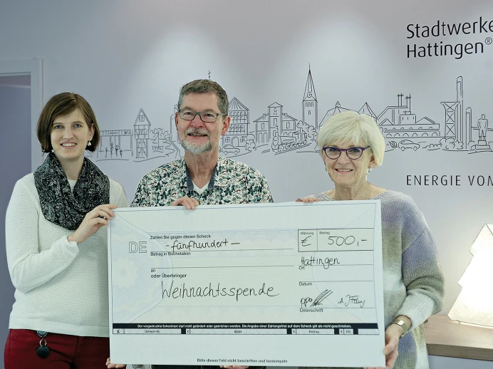 Spendenscheckübergabe