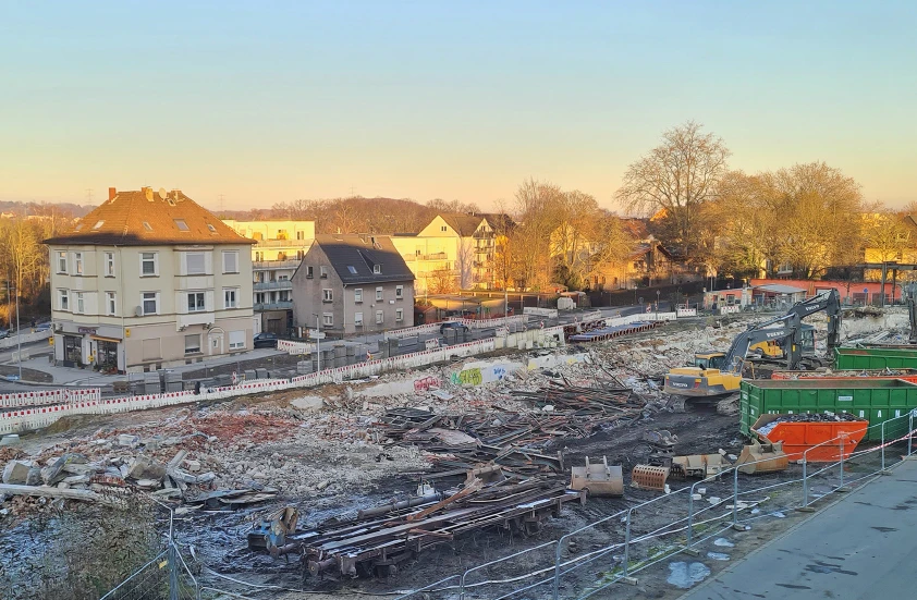Alter Güterbahnhof abgebaut