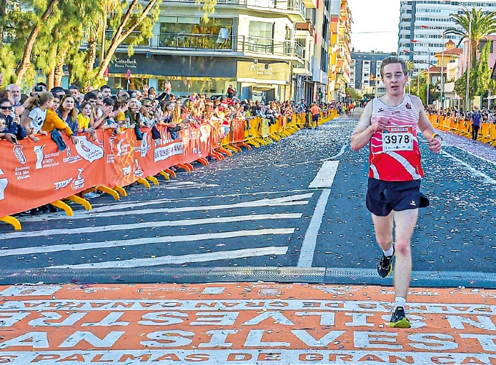 Läufer auf Gran-Canaria