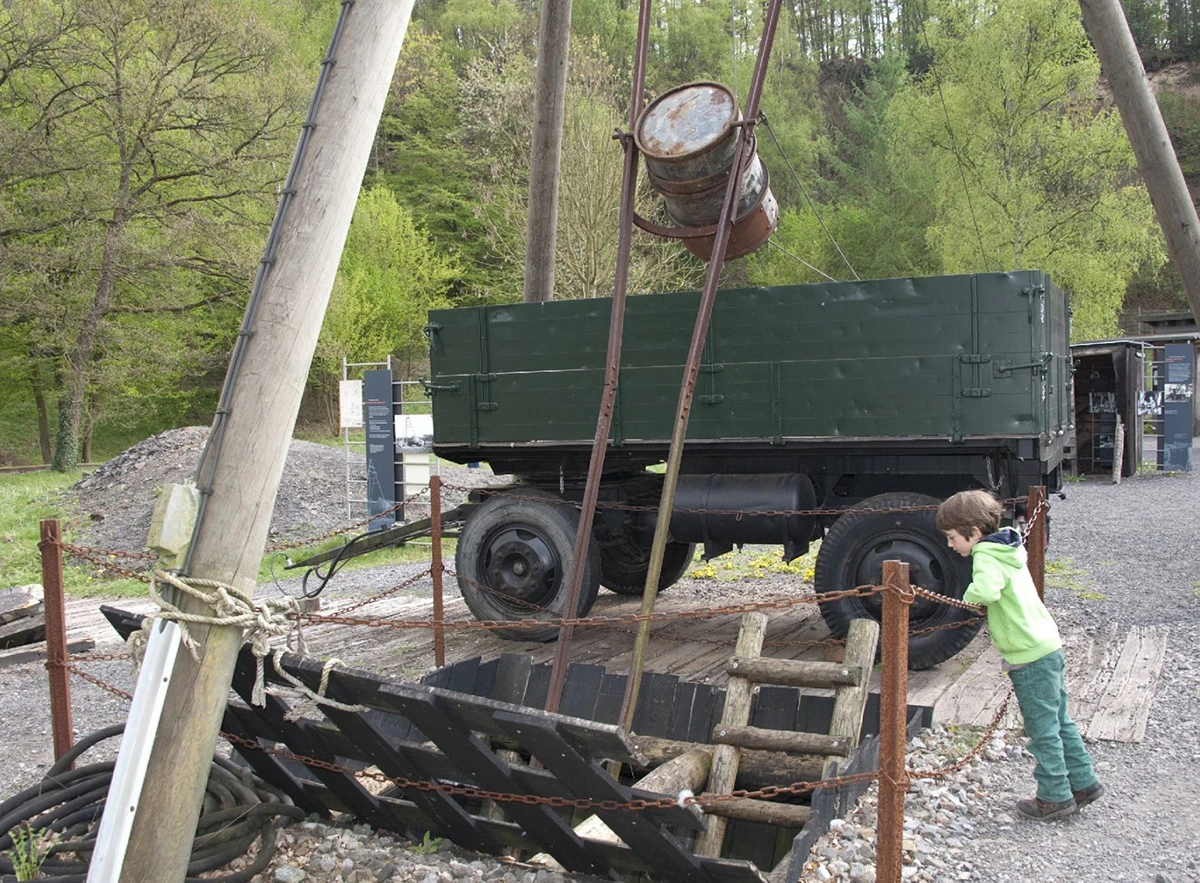Nachbau der Kleinzeche "Ingeborg" auf dem Gelände der Zeche Nachtigall