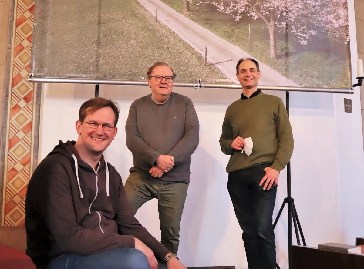 Pastoralreferent Bernd Fallbrügge, Diakon Thomas Becker und Pfarrer Holger Schmitz