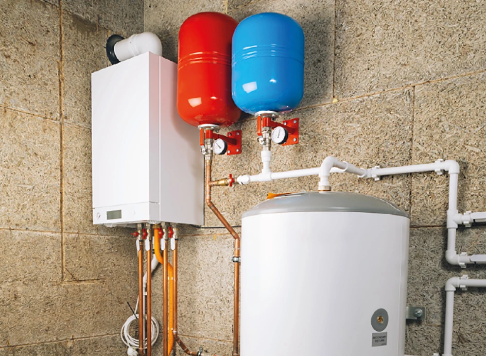 Teil einer Heizungsanlage