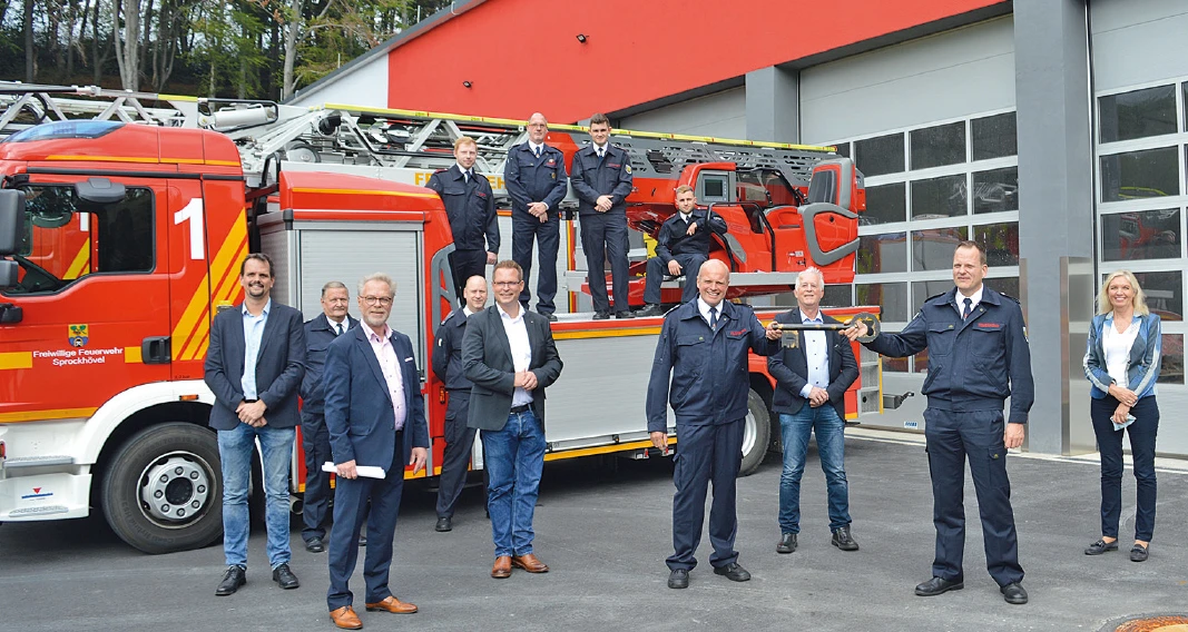 Sprockhöveler Feuerwehrteam