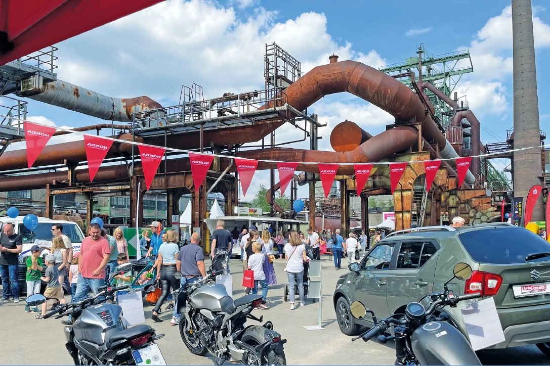 Autoparty auf der Henrichshütte