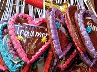 Lebkuchenherzen, Weihnachtsmarkt