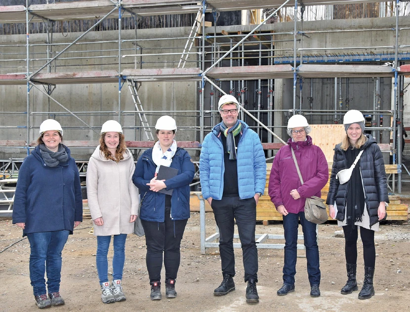 Auf dem Gelände der Welper-Schule, Neubau
