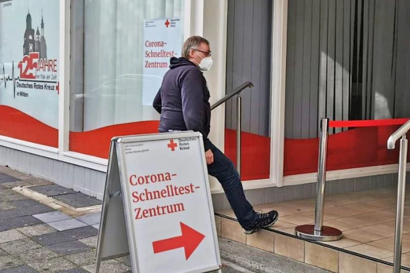 Testzentrum Annen Eingang