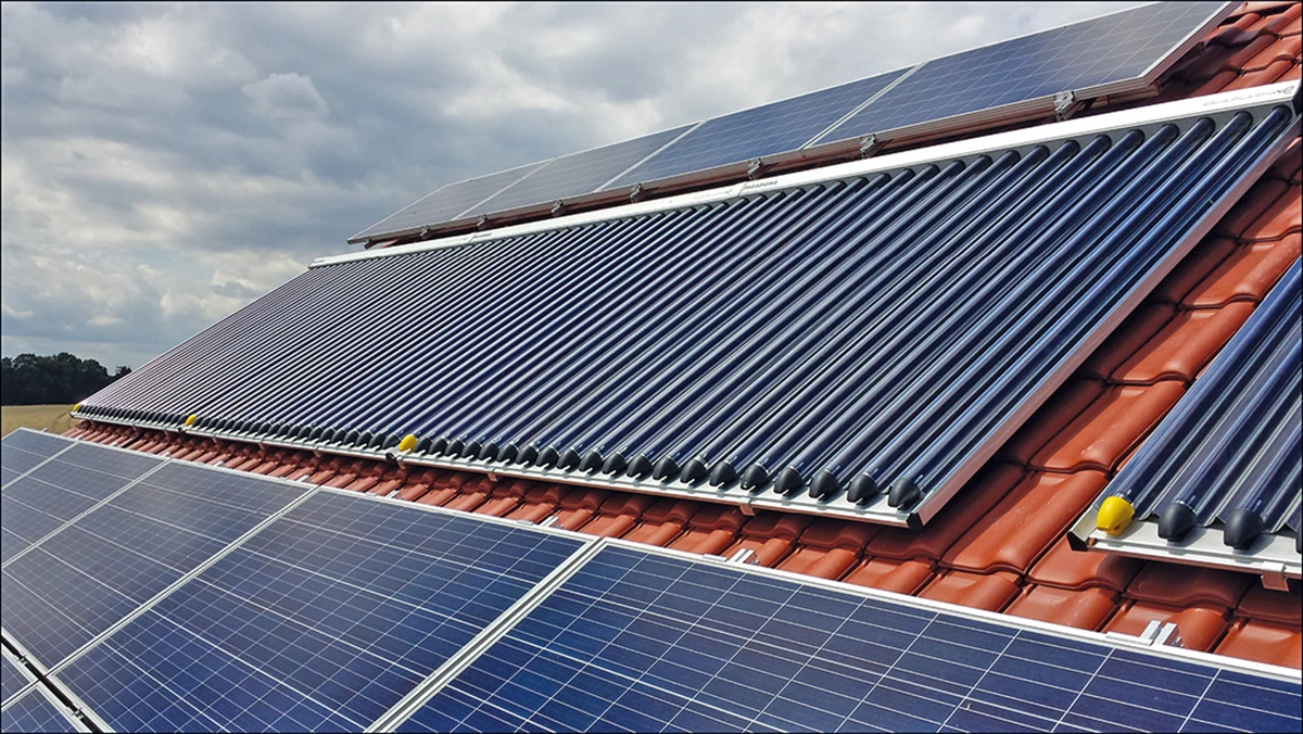 Solarthermie-System
