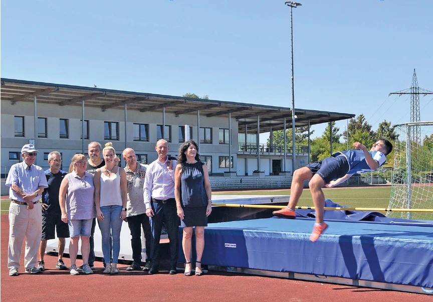 Die neue Hochsprunganlage