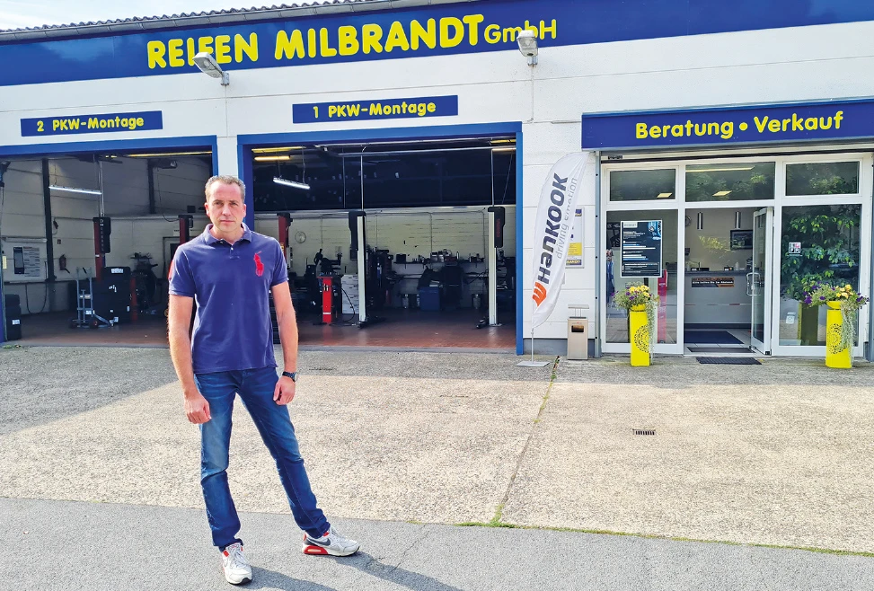 Reifenhändler André Vermaat