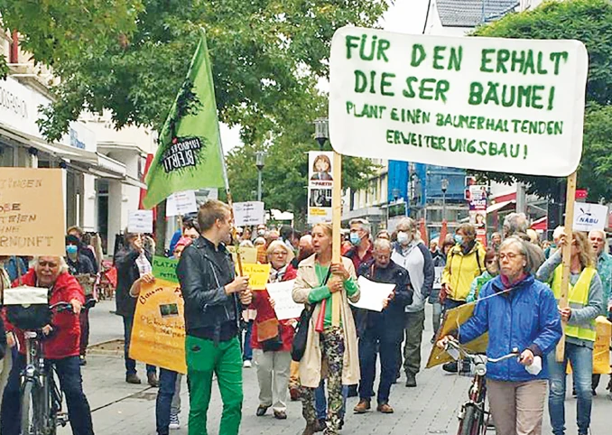 Demo-Zug