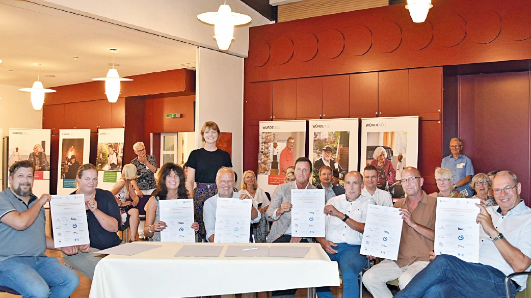 Teilhabende an der Charta, Gruppenbild