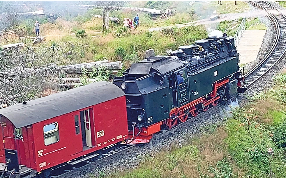 Historischer Dampfzug