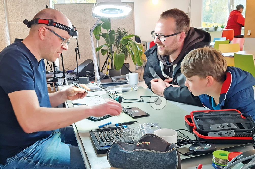 Bei der Reparatur