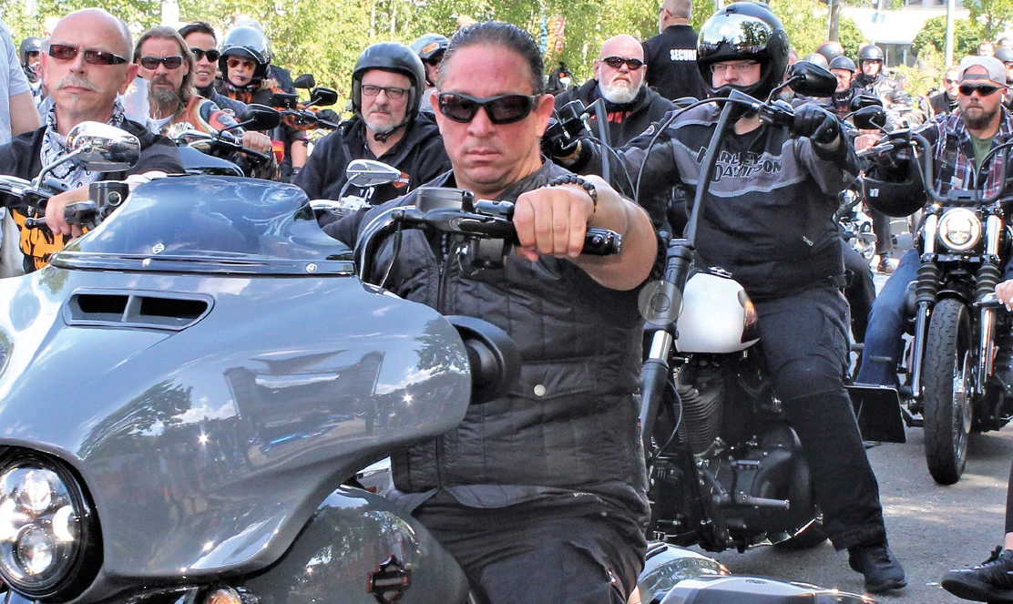 Motorradfahrer, Henrichshütte