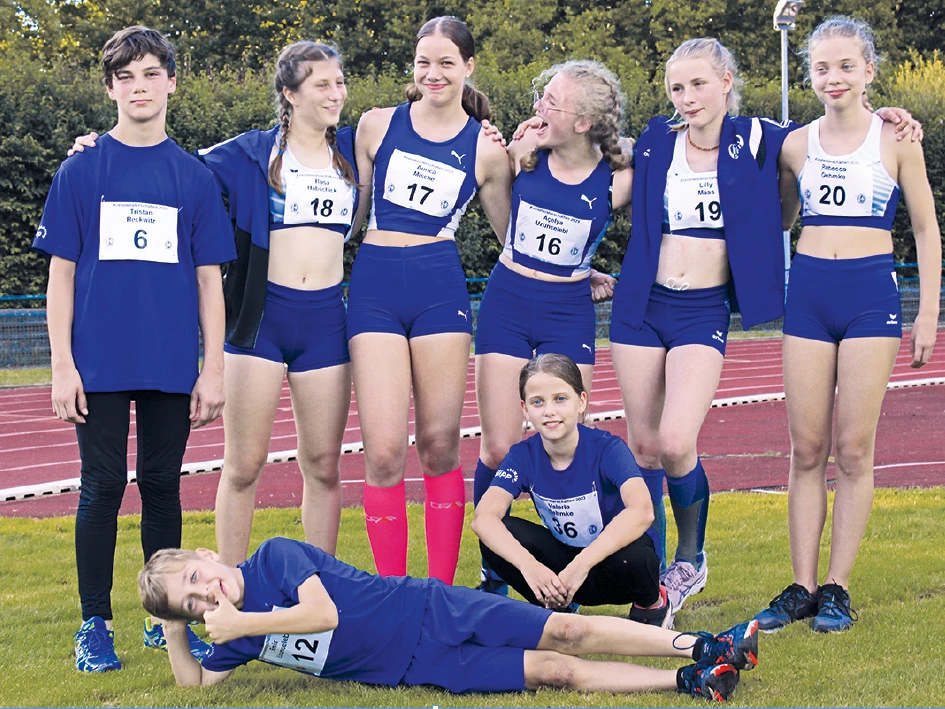 Zufriedene DJK-Athletinnen und -Athleten