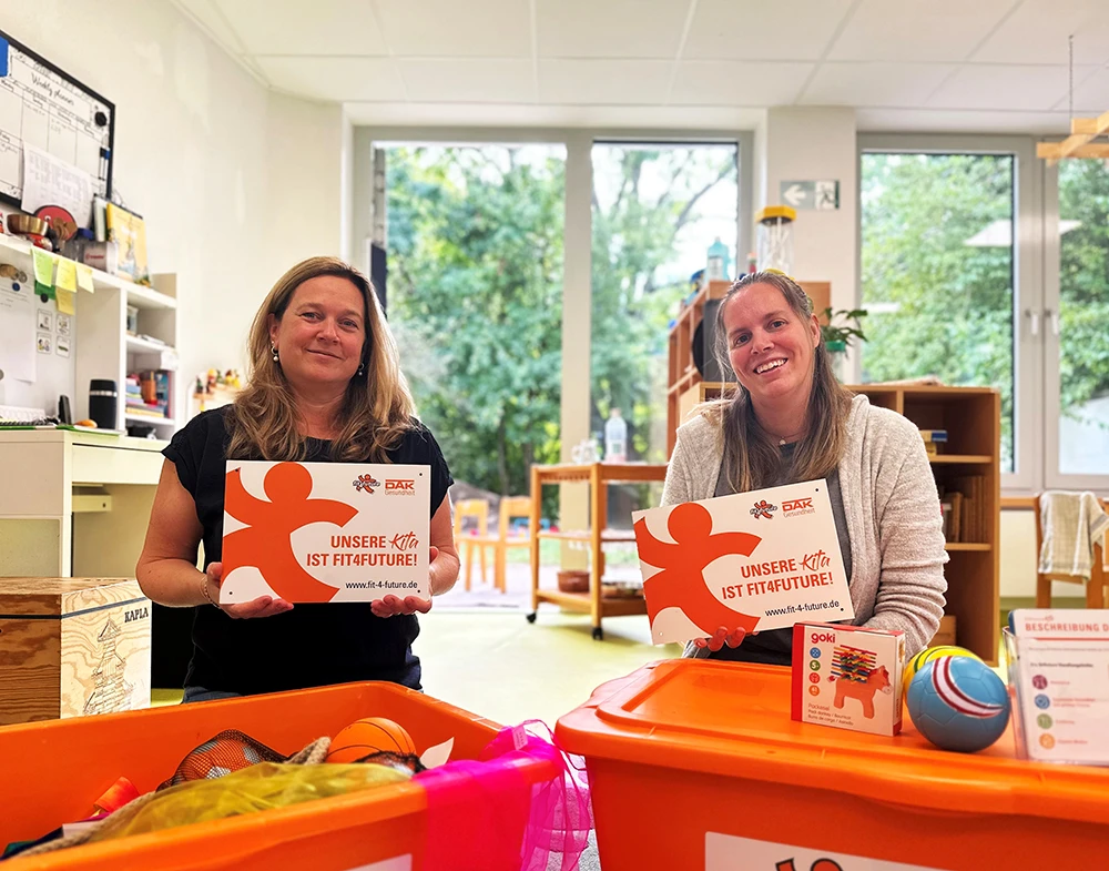 Britta Schlitter und Jessica Koch