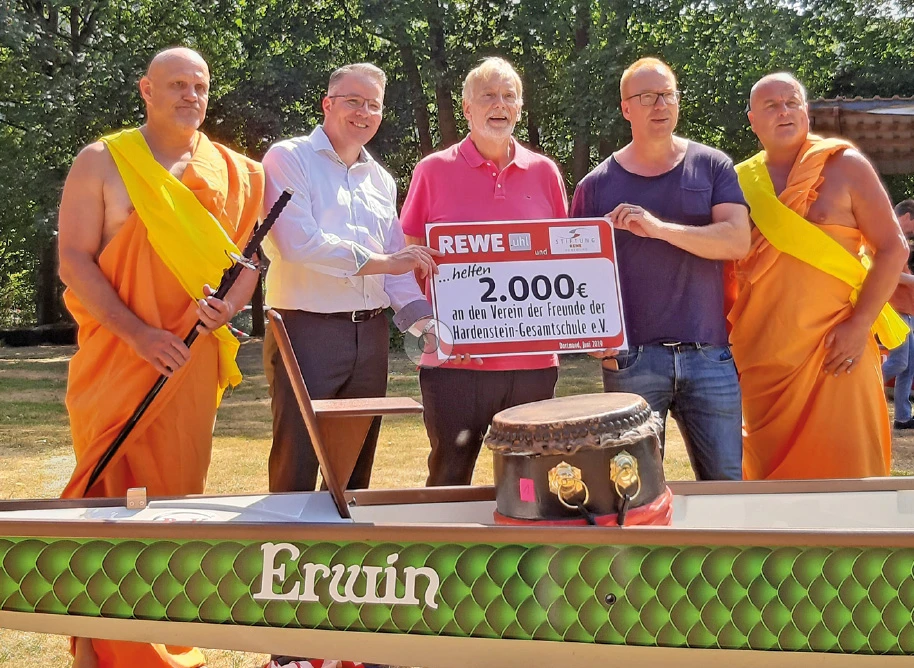 Drachenboottaufe der Hardemstein-Schule 2019