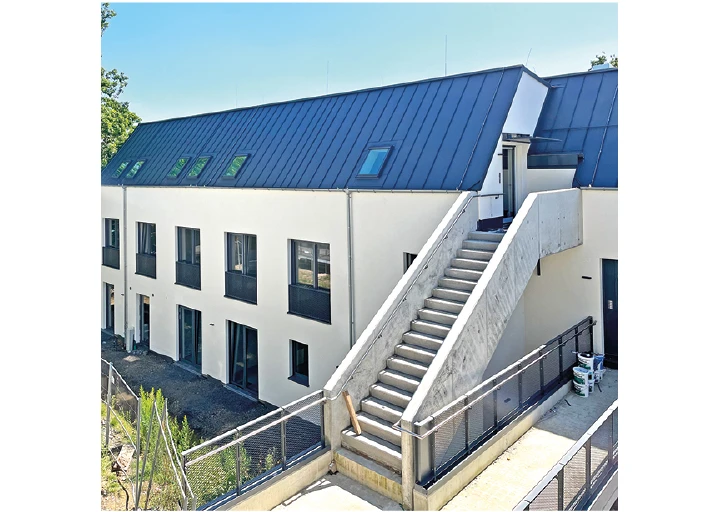 Der Gebäudekomplex im Quartier Isenhöhe