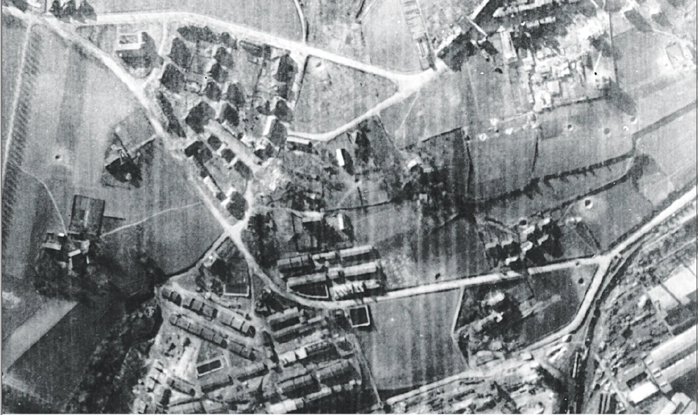 Luftaufnahme aus dem Jahr 1945