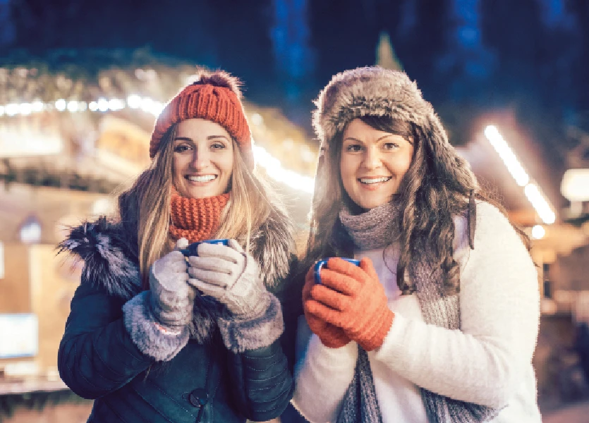 Auf dem Weihnachtsmarkt
