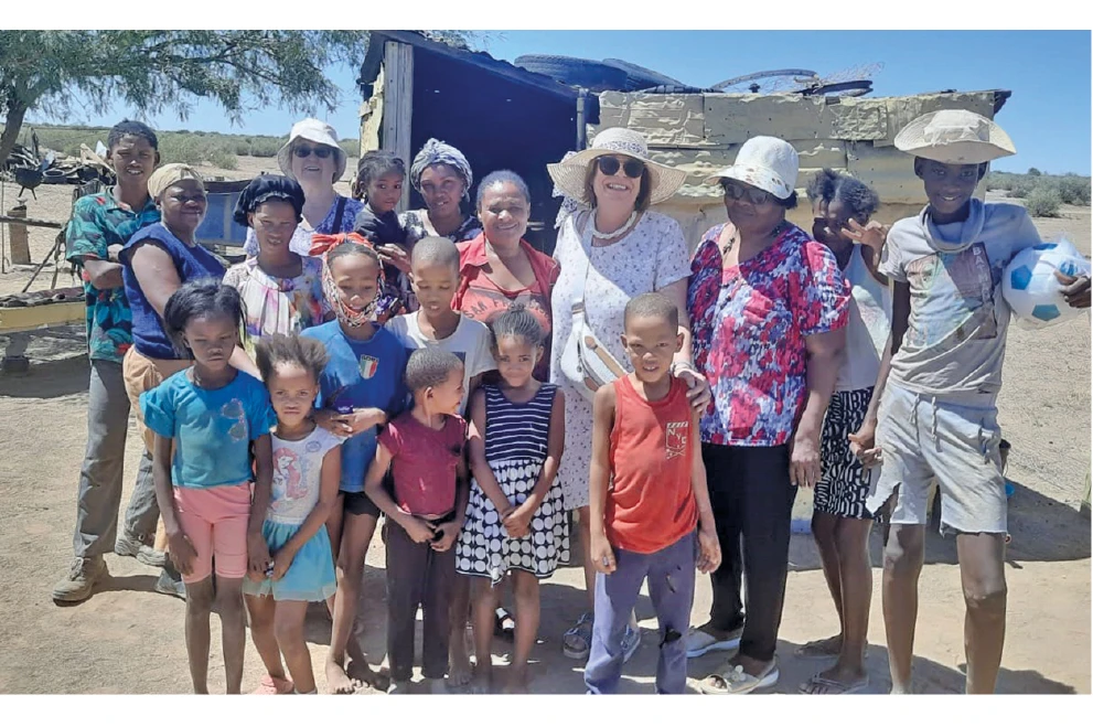 Gruppenbild in Namibia