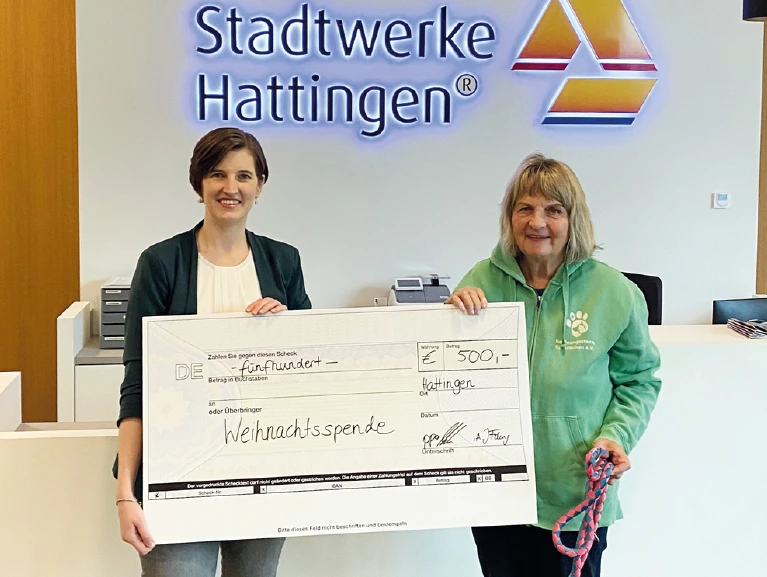 Spendenübergabe