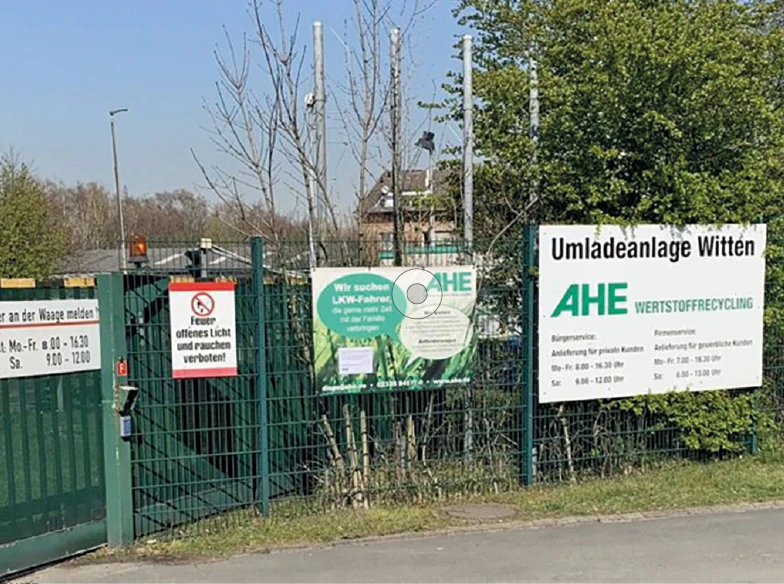 Umladeanlage Witten Eingang