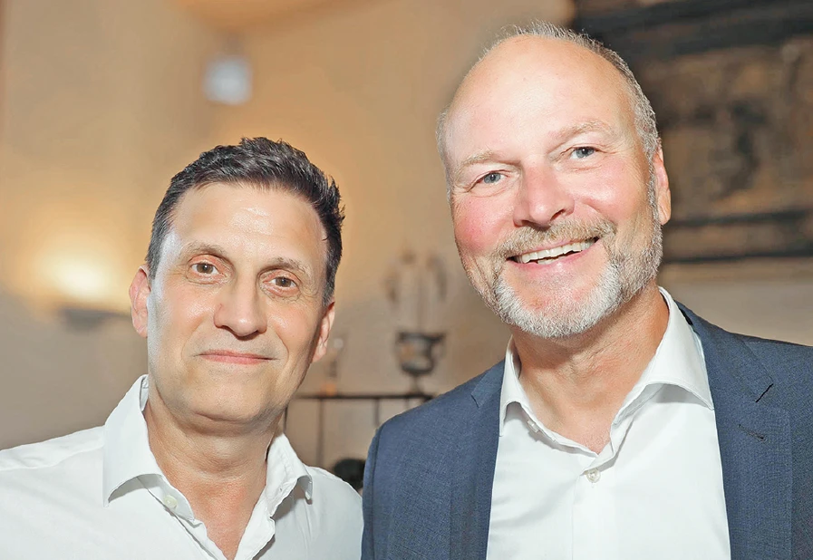 Das Präsidententandem: links Dr. Thomas Schlüter, rechts Dr. Ing Olaf Heil.