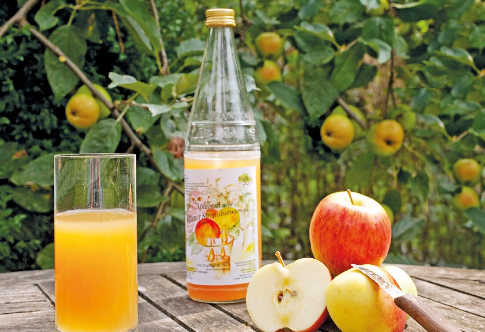 Äpfel und Apfelsaft