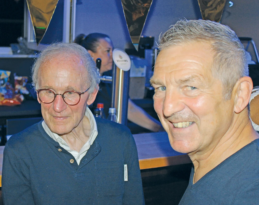 Fritz Schrader mit Michel Kuhn