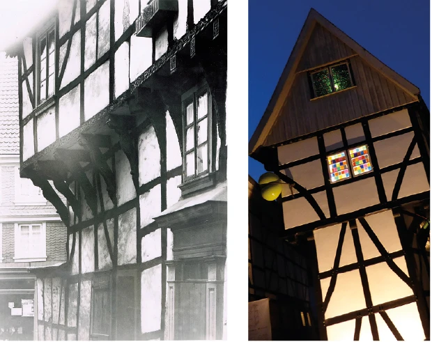 Bügeleisenhaus - alt und modern