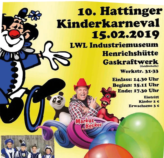 Plakat Kinderkarneval 2019